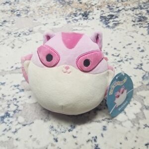 Pink & White Brixton The Sugar Glider Squishmallow With Tag Great Used Condition